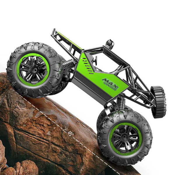 Τηλεκατευθυνόμενο Αυτοκίνητο Andowl Crawler Off-road για Παιδιά με Μπαταρίες - Πράσινο